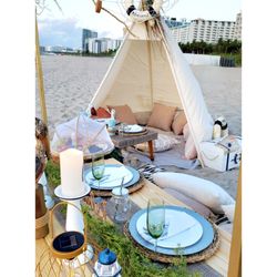 Beach and Beyond Picnics - Nautical themed beach picnic