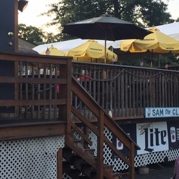 Sam the Clam's Pub & Grub - Outdoor dining patio area - Seafood Near Me - Plantsville, Connecticut Sam the Clam's Pub & Grub - Outdoor dining patio area - Seafood Near Me - Plantsville, Connecticut