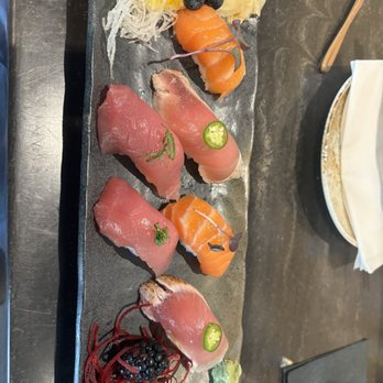 Maru Sushi & Grill - Salmon, albacore and bluefin tuna nigiri - Sushi Bars Near Me - Grand Rapids, Michigan