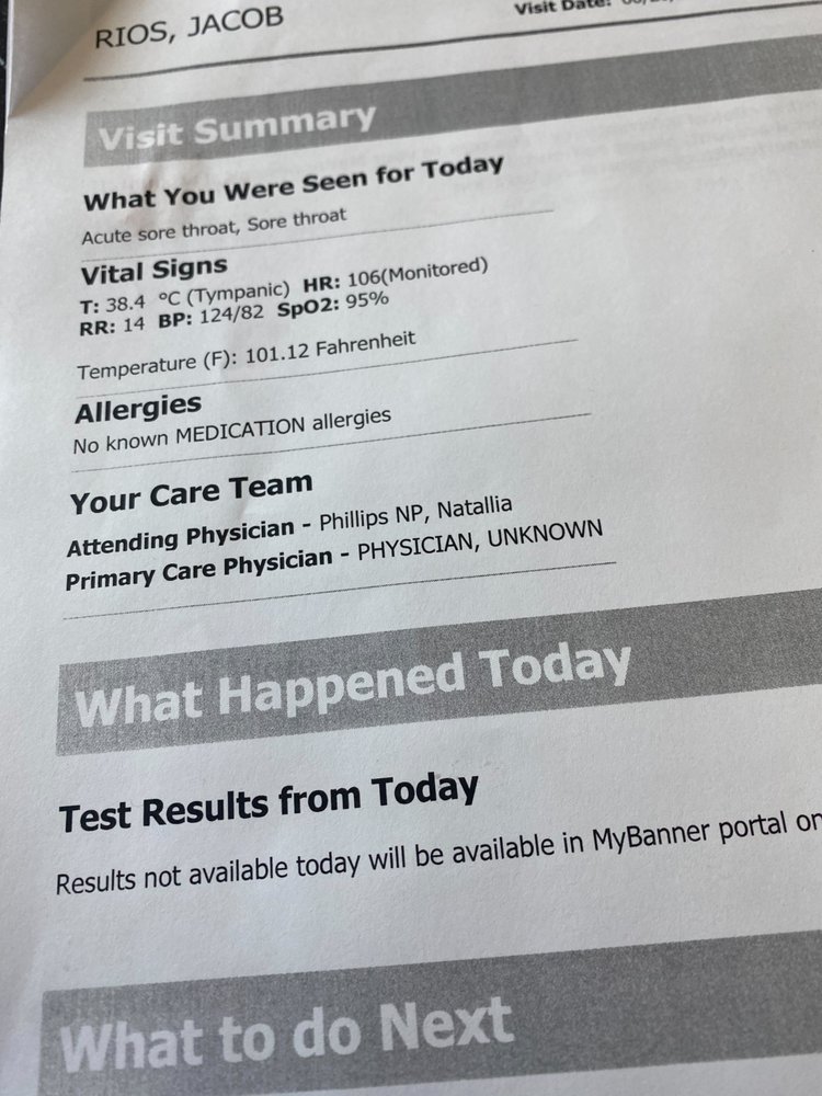 BANNER URGENT CARE Updated August 2024 29 Reviews 7089 N