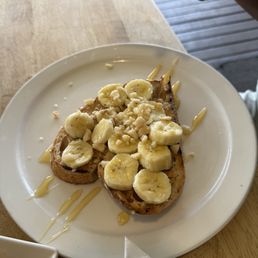 peanut butter banana toast peanut butter banana toast