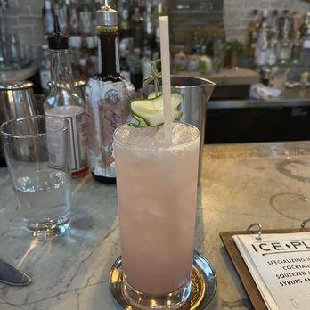 The Ice Plant - Saltburn cocktail - Cocktail Bars Near Me - St. Augustine, Florida