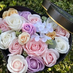 Soap flower gift box
