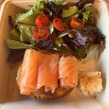 Little Sky Kitchen - Salmon in a hole - Cafes Near Me - Menlo Park, California