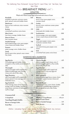 Menu photo 8 The Gathering Place Restaurant Grand Rapids, MI Menu photo 8 The Gathering Place Restaurant Grand Rapids, MI