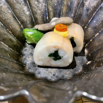 Sushi Jin - Omakase course 1: Ohitashi - Sushi Bars Near Me - Mountain View, California Sushi Jin - Omakase course 1: Ohitashi - Sushi Bars Near Me - Mountain View, California