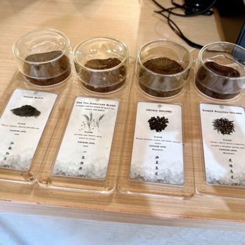 One Tea - I love that you can smell all their tea blends - really helpful when choosing! - Bubble Tea Near Me - Temple City, California