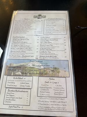 Menu photo 3 St Augustine Fish Camp St Augustine, FL Menu photo 3 St Augustine Fish Camp St Augustine, FL