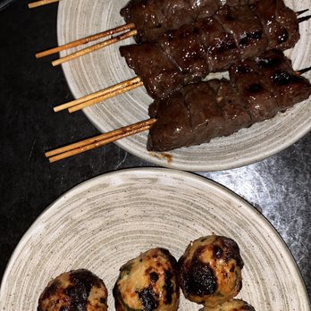Double Knot - swordfish meatball and short rib skewers - Sushi Bars Near Me - Philadelphia, Pennsylvania Double Knot - swordfish meatball and short rib skewers - Sushi Bars Near Me - Philadelphia, Pennsylvania