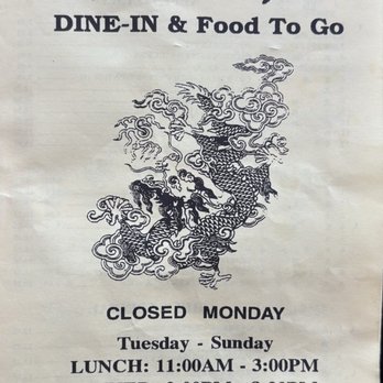 Royal Dragon - Phone number and front of menu - Chinese Near Me - Georgetown, California Royal Dragon - Phone number and front of menu - Chinese Near Me - Georgetown, California