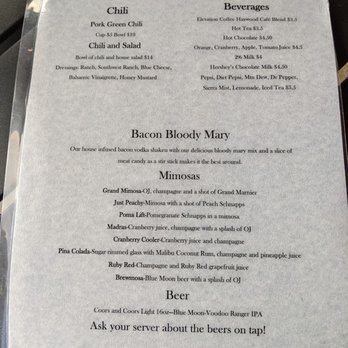 Haywood Cafe - Menu (Chili & Drinks) - Breakfast & Brunch Near Me - Keystone, Colorado Haywood Cafe - Menu (Chili & Drinks) - Breakfast & Brunch Near Me - Keystone, Colorado