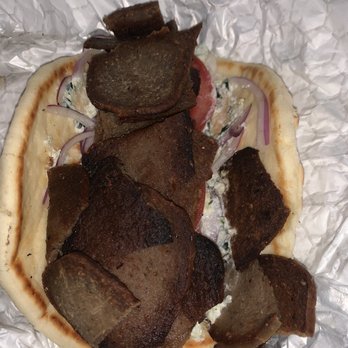 Gyrogrill - Burnt gyro meat was inedible - Greek Near Me - San Diego, California