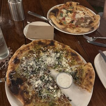Pie Tap Pizza + Rotisserie + Bar - veggie no tomatoes and half margarita and sausage - Pizza Near Me - Dallas, Texas Pie Tap Pizza + Rotisserie + Bar - veggie no tomatoes and half margarita and sausage - Pizza Near Me - Dallas, Texas