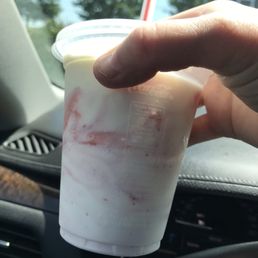 Strawberry milkshake