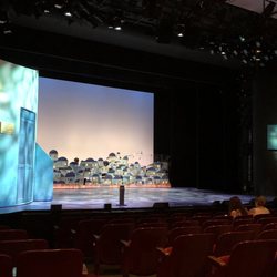 Jorgensen Center for the Performing Arts - Stage set up ~ Mama Mia