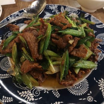 Chef Wang 状元楼 - Fire Wok Scallion Beef - Szechuan Near Me - Tucson, Arizona