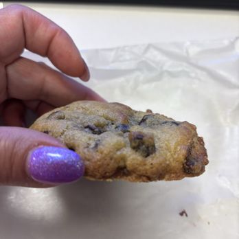 Leisha's Bakeria - A little crunchy on the edges and soft in the middle, loaded with chips, a perfect cookie! - Breakfast & Brunch Near Me - Bridgeport, Connecticut Leisha's Bakeria - A little crunchy on the edges and soft in the middle, loaded with chips, a perfect cookie! - Breakfast & Brunch Near Me - Bridgeport, Connecticut