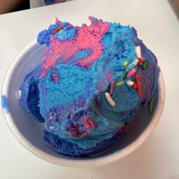 Cotton candy ice cream Cotton candy ice cream
