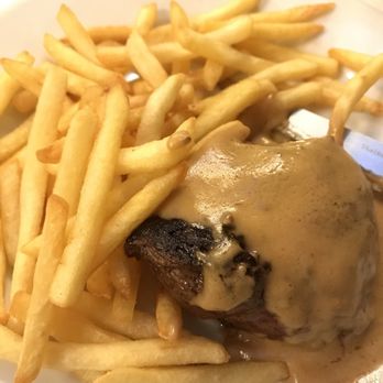 Bouillon Chartier - Rump Steak with Pepper sauce (11.50). - French Near Me - Paris, 75