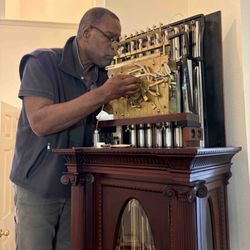 Smith Clock - The master at work.