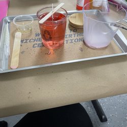 Xtra Crafty Design Studio - The set up for candle making