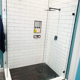 Glass panels for shower remodel