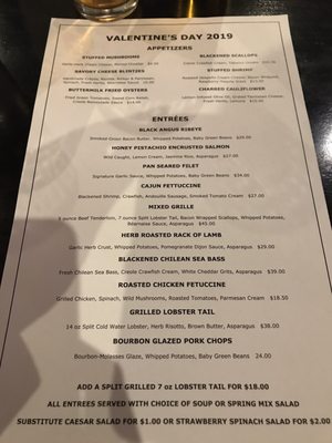 Menu photo 2 12 West Bar and Grill Farmington, MO