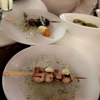 TigerLily - Octopus and mushroom skewers - Japanese Near Me - Ferndale, Michigan