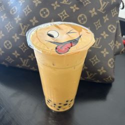 Boba Bee - Lavender Thai tea..