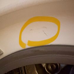 Arizona Discount Appliance - You can see where the sticker was before they scratched it off when they sold it to me