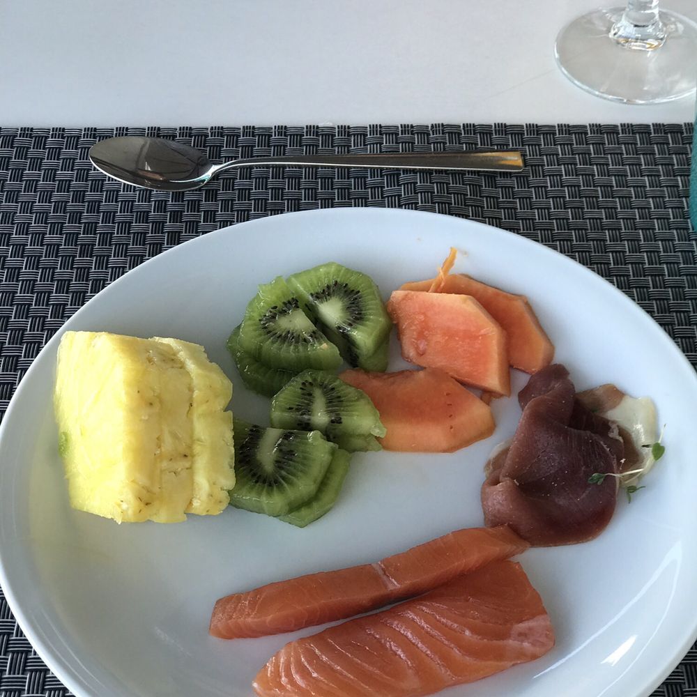 Altis Belém Hotel & Spa - Fruits and smoked salmon from breakfast buffet - Hotels Near Me - Lisbon, 11
