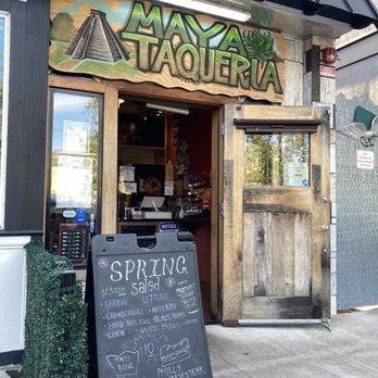 Maya Taqueria - Seating is outside, in front. - Mexican Near Me - Richmond, California