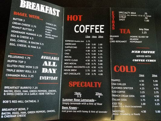 Menu photo 5 Coffee Cat Coffeehouse Newberg, OR