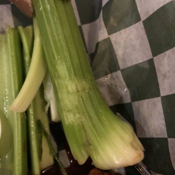 Harp And Hound - Old celery served with vegan tiger wings - Bars Near Me - Ogden, Utah