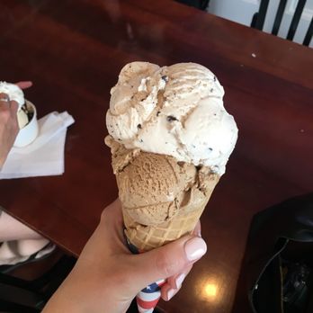 Lake Effect Ice Cream - Chocolate chip cookie dough on top, can't remember the bottom one .. chocolate peanut butter maybe! - Ice Cream & Frozen Yogurt Near Me - Lockport, New York Lake Effect Ice Cream - Chocolate chip cookie dough on top, can't remember the bottom one .. chocolate peanut butter maybe! - Ice Cream & Frozen Yogurt Near Me - Lockport, New York