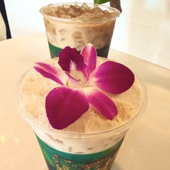 Caje Coffee Roasters - Rosemary Thai tea and Cold Brew w/ housemade almond milk - Coffee Roasteries Near Me - Ventura, California Caje Coffee Roasters - Rosemary Thai tea and Cold Brew w/ housemade almond milk - Coffee Roasteries Near Me - Ventura, California