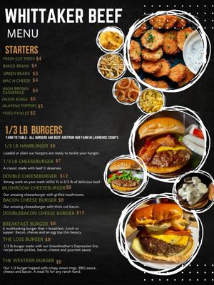 Menu photo 3 Whittaker Beef Lawrenceville, IL Menu photo 3 Whittaker Beef Lawrenceville, IL