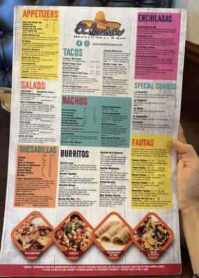 Menu photo 2 El Sombrero Flowery Branch, GA