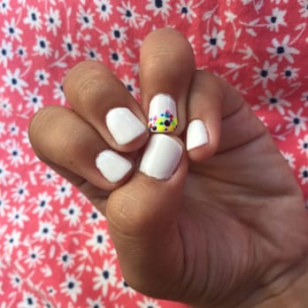 KC Nails & Spa - PolkaDot nails! - Nail Salons Near Me - Placentia, California
