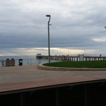 Bacchus Wine Bar - View of Henley  Beach as a storm rolled in - Wine Bars Near Me - Henley Beach, SA