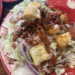 Papa Vito's - Millstadt - House salad is large and in charge.. delicious