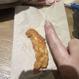 This is a chicken strip in 2025. This is a chicken strip in 2025.