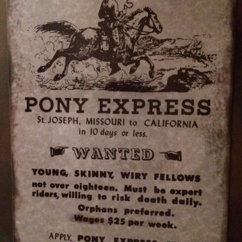 Alcatraz East - Pony express poster in the Alcatraz museum - Museums Near Me - Pigeon Forge, Tennessee Alcatraz East - Pony express poster in the Alcatraz museum - Museums Near Me - Pigeon Forge, Tennessee