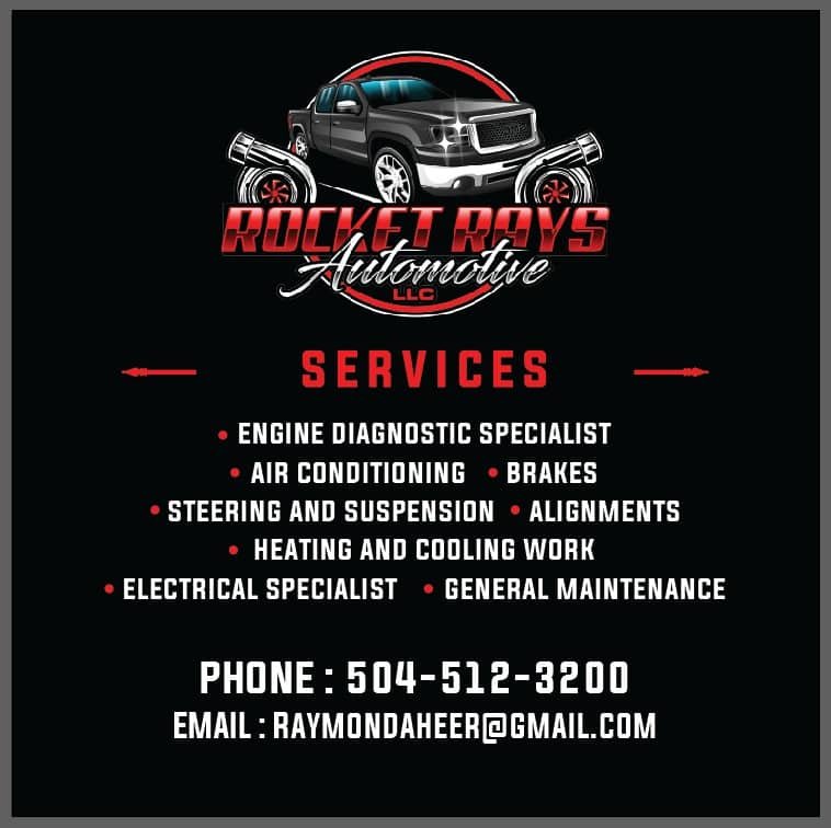ROCKET RAYS AUTOMOTIVE Updated October 2024 Kenner, Louisiana