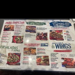 Ojos Locos Sports Cantina - Jupiter - Menu