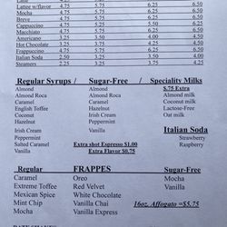 Get-n-Go Espresso - Get and Go Espresso updated Menu