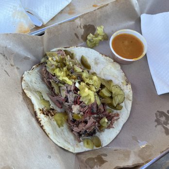 Brown's Bar-B-Que - Brisket Wrap - Barbeque Near Me - Austin, Texas