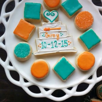 1 Smart Cookie - wedding reception cookies. They matched my colors perfectly. - Desserts Near Me - Oklahoma City, Oklahoma 1 Smart Cookie - wedding reception cookies. They matched my colors perfectly. - Desserts Near Me - Oklahoma City, Oklahoma