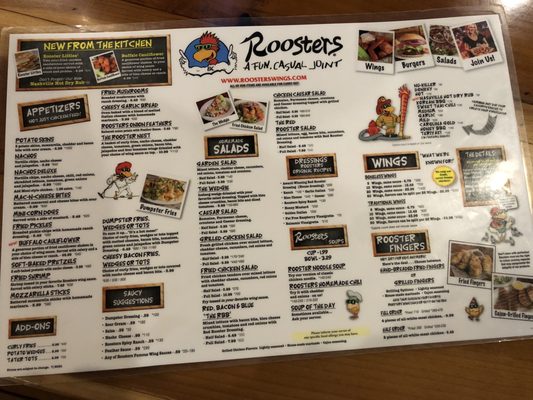 Menu photo 2 Rooster's Bowling Green, KY Menu photo 2 Rooster's Bowling Green, KY