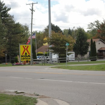 Port Huron KOA - View from Lapeer Road as you approach from the west - Wadhams Road. - RV Parks Near Me - Kimball, Michigan
